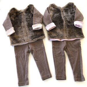 Whitlow & Hawkins Twins Fur Outfit